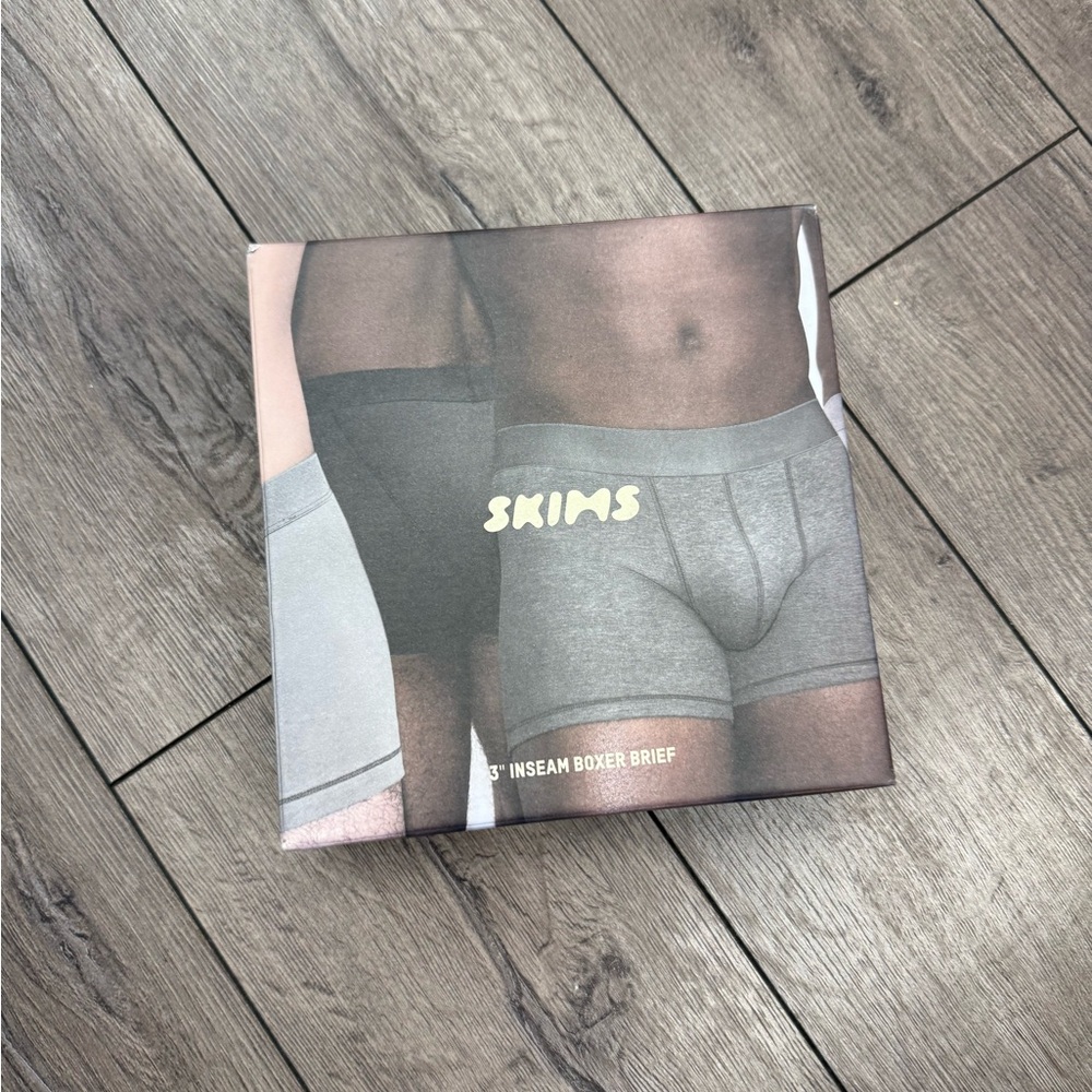 SKIMS Men's black 3 pack Boxer Briefs